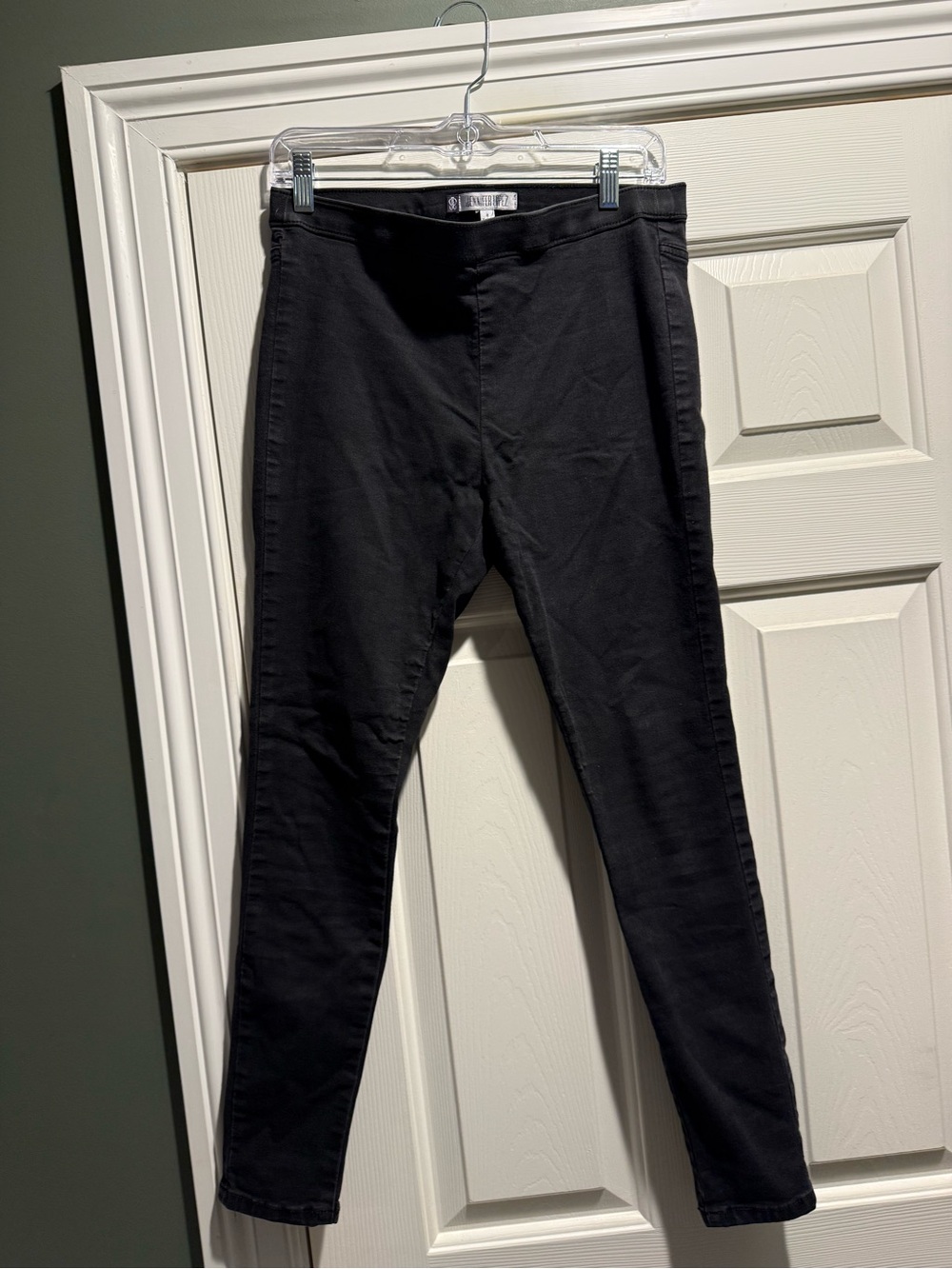 Jennifer Lopez Men's Black Slim Stretch Chinos